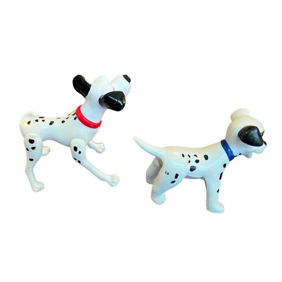 Disney 101 Dalmations Pongo and Puppy Figures Collectible Toy Vintage 90’s - Picture 2 of 7